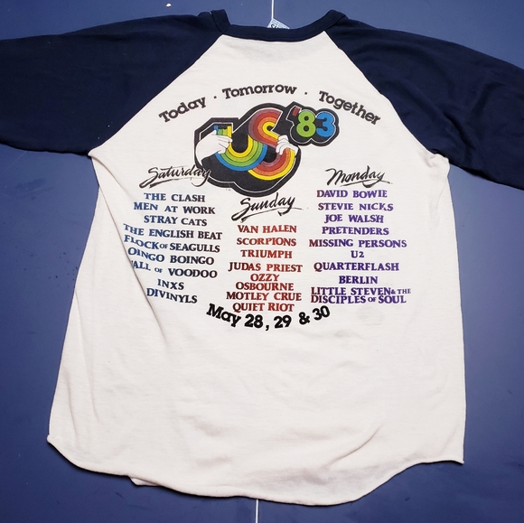 REAL 83 US Festival Favorite Band Concert T ShirtCross Posted on the BUYSELL App - Picture 4 of 12